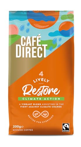 Cafédirect moulu Fairtade torréfié Lively Cafédirect 227g (paquet de 6)
