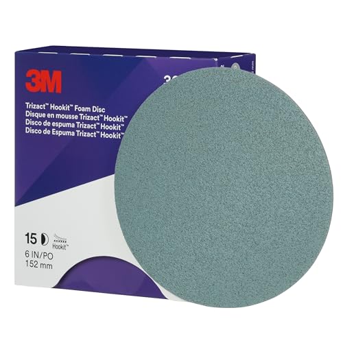 Image of 3M Trizact Hookit Foam Disc, 30662, P5000 Grade, 6 in