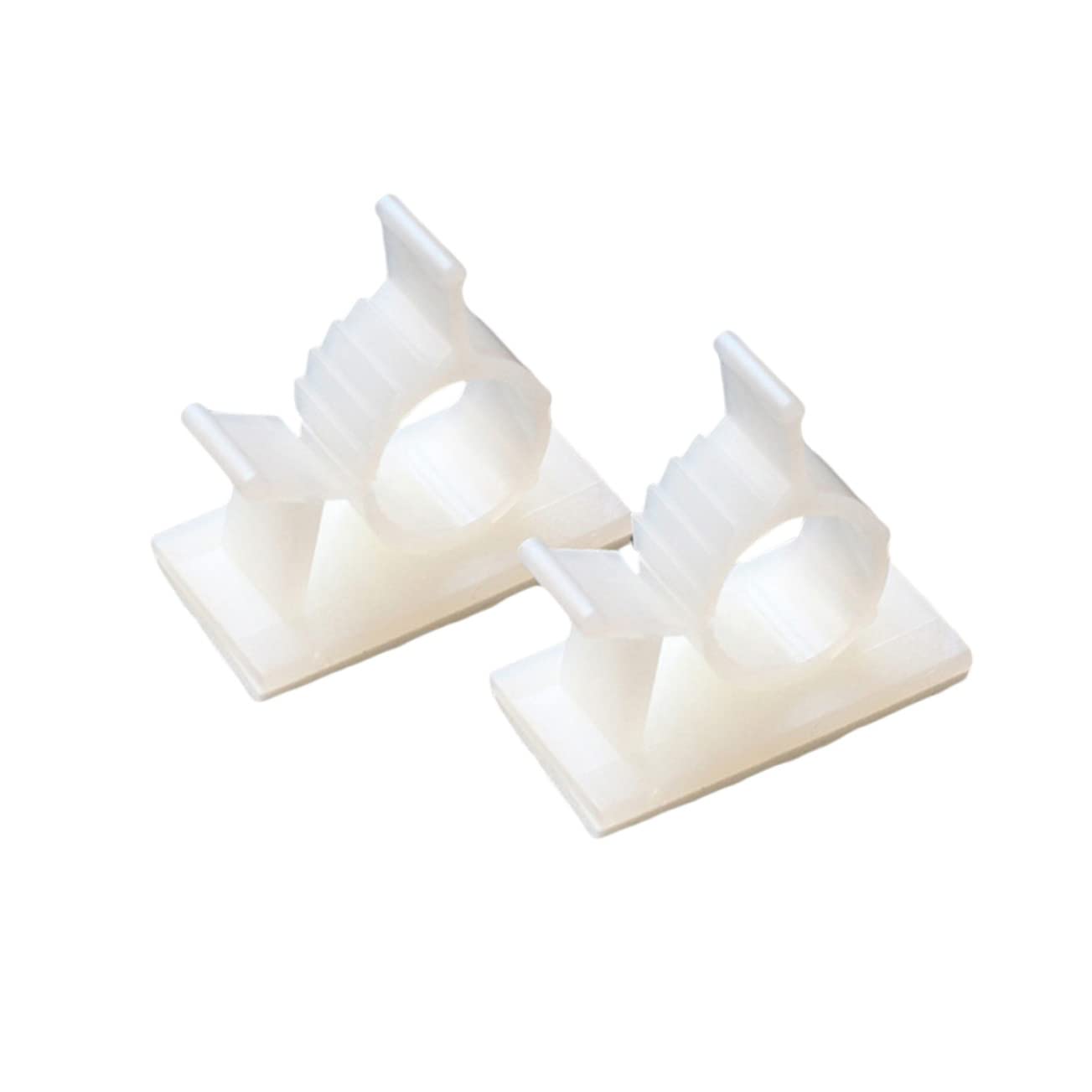 Hemobllo 3 Sätze Verstellbare Kabelclips Selbstklebende Kabelverschlüsse Kabelhalter Kabelclips Schreibtisch-drahtclips Aus Kunststoff Kabelmanagementhalter 50 Stück * 3