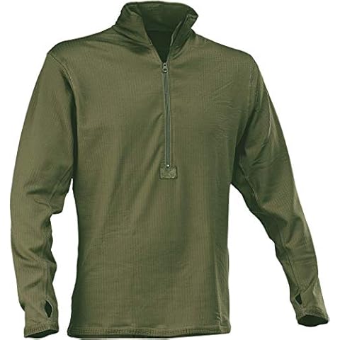 GEN.CON. Men's Thermal Zip, olive, M Cover