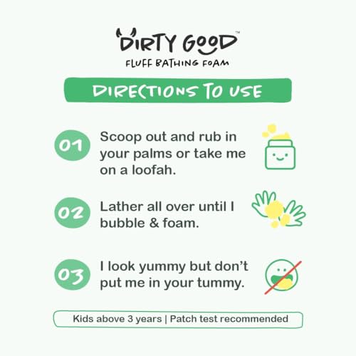 Image of Dirty Good Kids Body Wash 150g - Lemony Mousse | Lemon Bath Wash for Boys & Girls 3+ Years | Gentle & pH Balanced | Avocado Oil & Shea Butter | Sulphate, Paraben & Phthalates Free
