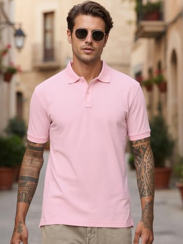 Image of Bewakoof Men Solid Regular Fit Half Sleeve Collar Pure Cotton T-Shirt
