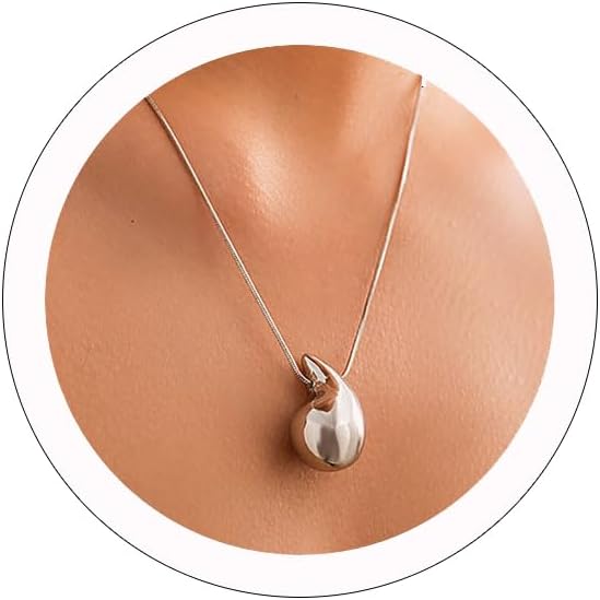 Gold Tear Drop Necklace For Women Dainty 14k Gold Pendant Necklace Jewelry Gifts for Birthday Parties