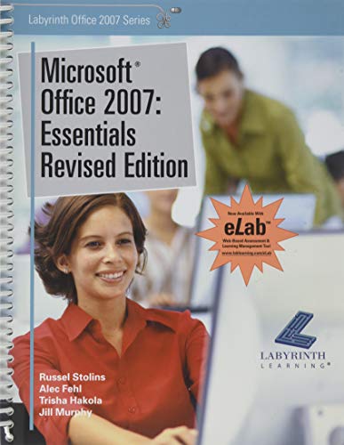 Microsoft Office 2007: Essentials (REV) 1591361850 Book Cover