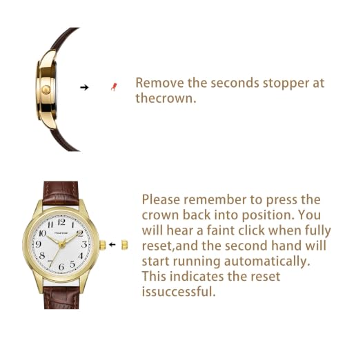 Hourstar Brown Leather Casual Watch