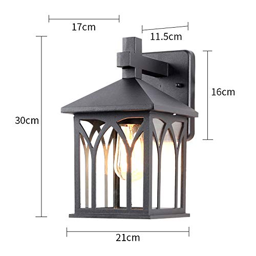 Lampe murale à l'eau au design simple et moderne pour espaces extérieurs - 7