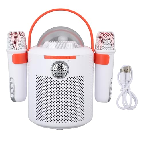 Alto-falante de karaokê, Máquina de karaokê Portátil, Núcleo de Microfone Capacitivo Abs, Sinal Está