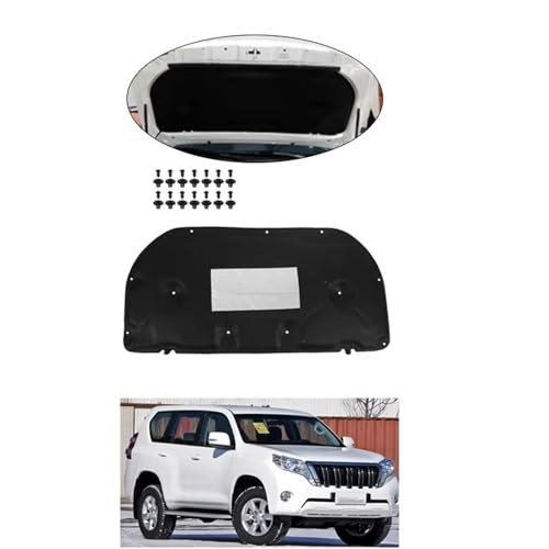 Cache-moteur Toyota Prado 2010-2017 : isolant de capot en coton de qualité supérieure - 5