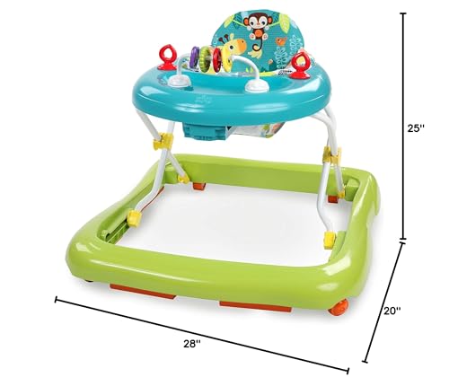 Bright Starts Giggling Safari Walker with Easy Fold Frame for Storage, Ages 6 Months + - Image 4