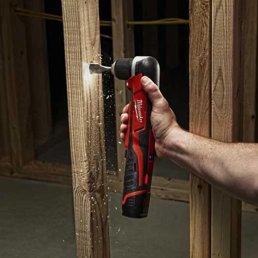 Milwaukee 2415-20 M12 12-Volt Lithium-Ion Cordless Right Angle Drill, 3/8 In, Bare Tool, Medium - image 3
