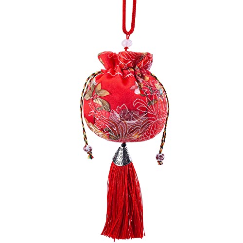 Bolsa aromática pequeña bordada con 4 piezas 7x9 cm miniatura 2