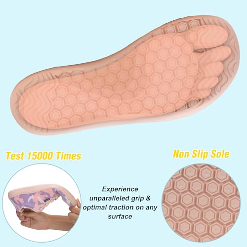 ZYEN Wide Toe Box Barefoot Shoes for Women | Wide Width Breathable Camouflage Shoes | Zero Drop Sole Fashion Non Slip Gym Sneaker Lightweight Minimalist Walking Sneaker4