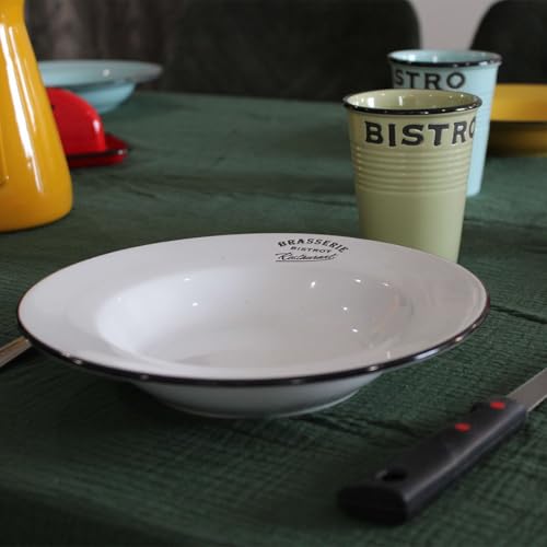 Assiettes à soupe Antic Line lot de 6 pièces colorées pour table dynamique - 5