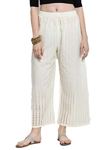 Cotton Chikankari Palazzo : Amazon 