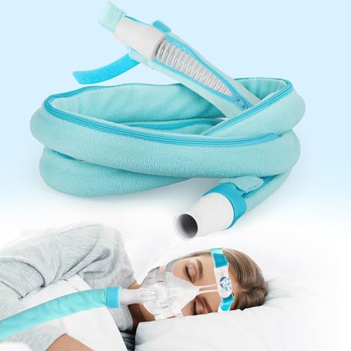 Image of IKSTAR CPAP Hose Cover 6ft [Upgrade]- Full Zippered Insulator Wrap Prevent Rainouts - CPAP Tube Cover Compatible with All Tubing -100% Skin Safe Quality - Soft Fabric Wrap No More Condensation