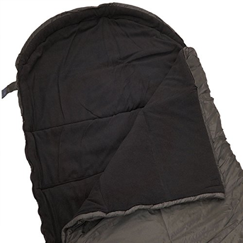 NGT 3 Season Micro Fibre Fleece Gefütterter Schlafsack, grün, Einheitsgröße