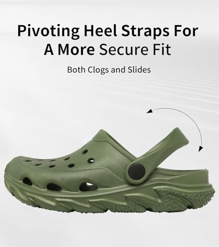 Image of Toddler Kids Clogs for Boys Girls Comfortable Slip on Sandals Beach Pool Slipper