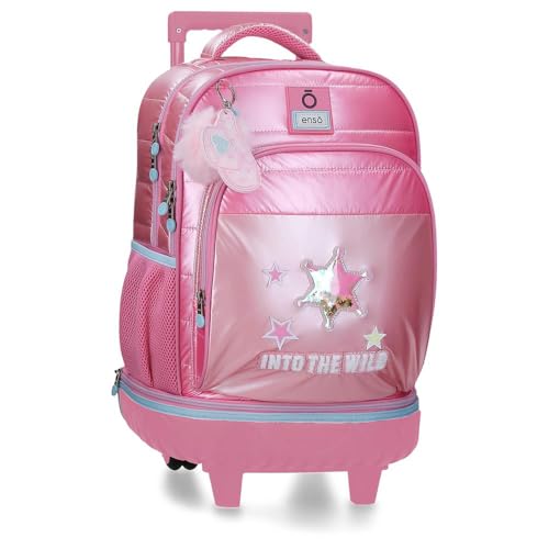 Enso Into The Wild Mochila Compact 2 Ruedas Rosa 33x44x21 cm Poliéster
