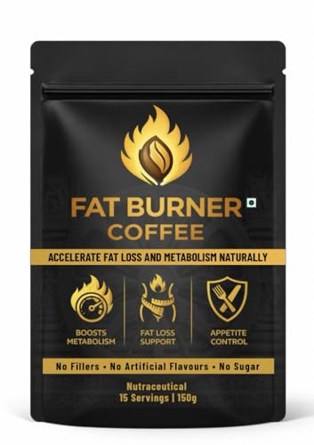 Image of Simply Human Fat Burner Coffee | Natural Weight Loss Coffee for Men & Women | Boost Metabolism, Burn Fat & Control Cravings | No Sugar, No Fillers | 15 Servings