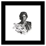 Trends International Gallery Pops Star Wars: Saga - Han Solo Artistic Atmosphere Portrait Wall Art Wall Poster, 12' x 12', Black Framed Version