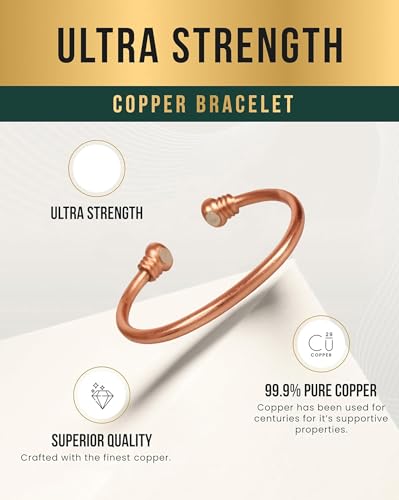 Touchstone Handcrafted By Indian Skilled Artisans Durable High Gauge Copper Hand Twisted Pipe Bracelet In Natural Tone.4