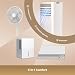 DREAME P-Wind10 7000 BTU Tragbare Klimaanlage, 3-in-1: Kühler & Entfeuchter & Ventilator. 3D Airflow, App- & Fernsteuerung, Schlafmodus, Selbstverdunstung, einfache Einrichtung