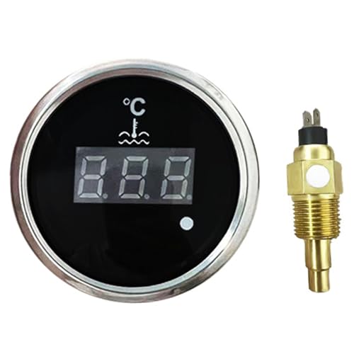 Medidor digital de temperatura del agua 12V universal para moto y coche 5