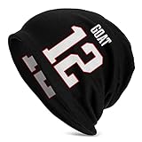 #12 Brady Adult Knit Hats Casual Unisex Beanie Hat Cap,Balaclava,Half Balaclava Black