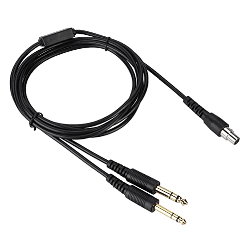 Cable adaptador para auricular de aviación 200 cm con switch miniatura 4