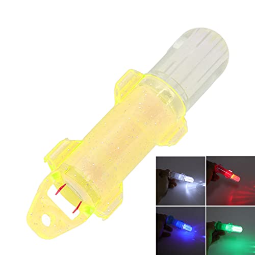 Masyrt Lâmpada de isca subaquática, indicador de atração de peixes, luz LED de isca de pesca para fe