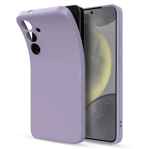 Image of Back Cover for Samsung Galaxy S24 5G | Full Camera Protection | Premium Liquid Silicon Case | Flexible Bumper Case for Samsung Galaxy S24 5G (Purple)