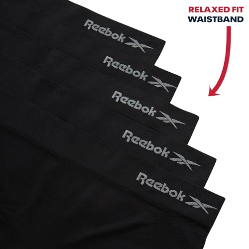 Image of Reebok Womens Boyshorts - 5 Pack Performance Seamless Underwear, 3 inch Inseam