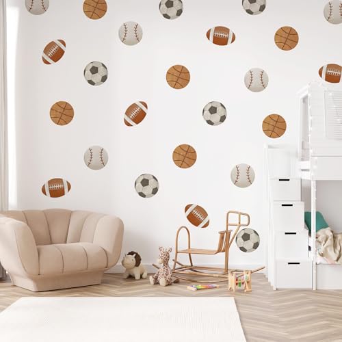 Vinilo decorativo de balones deportivos para pared miniatura 2