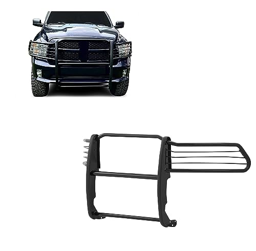 BLACK HORSE Grille Guard 17DG109MA - 2009-2018 Black Dodge Ram 1500/2019-2020 RAM 1500 Classic