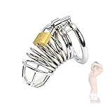 jaula castidad hombre ✿Anillo de acero inoxidable Anillo de gravedad de acero inoxidable para hombre.