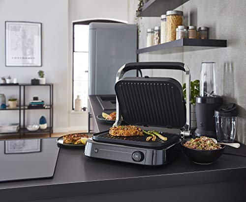 Plancha Grill Swan Stealth SP22140BLKN - Parrilla Digital 2100W