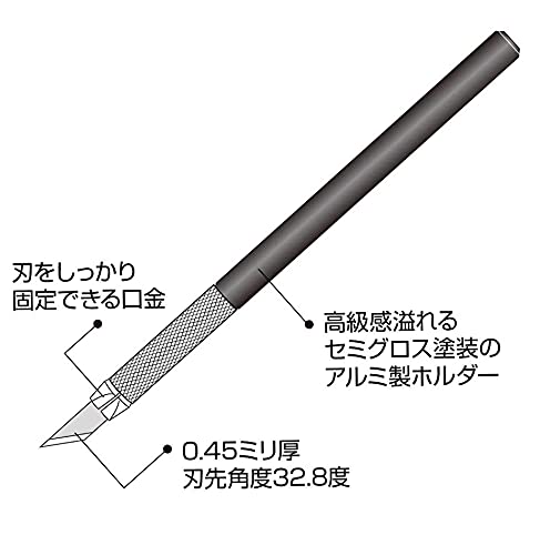 Amazon | アートナイフ デザインナイフ 替刃5枚 超硬ニードル1本付き