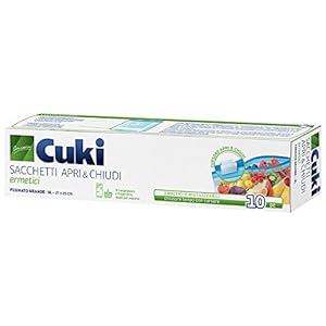 Cuki Lebensmittelbeutel mit Schieber 10 Stück