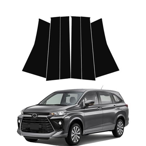 Car Window Pillar Post Trim for Toyota Avanza/Veloz 2022 2023 2024 2025 2026,Pre-Cut Door Pillar Moldings Covers,B Pillars Post Anti-Collision Cover Trim Sticker