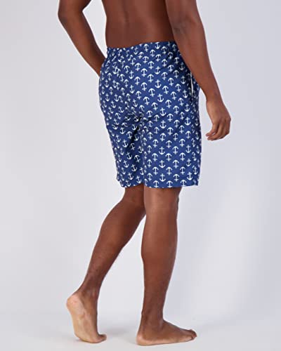 Real Essentials 3 Pack: Men's 7" Quick-Dry Swim Trunk with with Mesh Lining (Available in Big & Tall)3