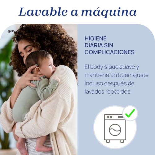 Miniatura 3 de Chicco, Body Recién Nacido, Set de 4 Body de Manga Corta de 100% Algodón, Unisex, Bebé 0-24 Meses, Designed in Italy