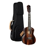 Design Ukulele – Der sogenannte Scalloped Cutaway und das „Tree of Life“ - Griffbrett-Inlay geben der Ukulele eine besondere Note