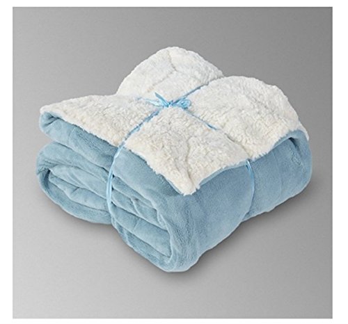 Coperta in microfibra coperta plaid Lars Blu 150 x...
