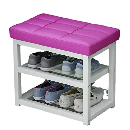 Banc à chaussures résistant pour ranger facilement les chaussures familiales dans le salon - 2