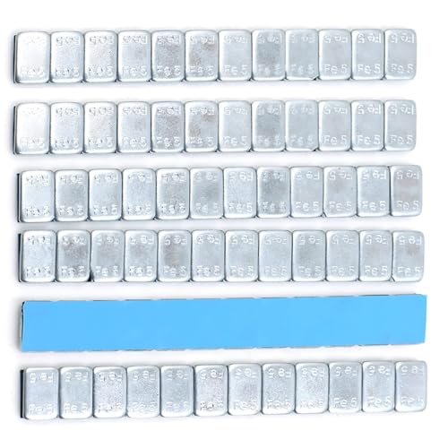 Raxfekro 6 Bandes 360 g pour équilibreur de pneus D'Équilibrage Plomb equilibrage adhésif Masse equilibrage Jante alu Masse equilibrage 12 X 5g