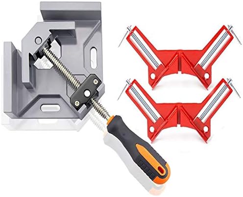 90 Degree Right Angle Corner Holder Clamp Adjustable Corner Vise Multifunctional Picture Framing Holder, Woodworking Hand Tools by Giagy (3 PCS)