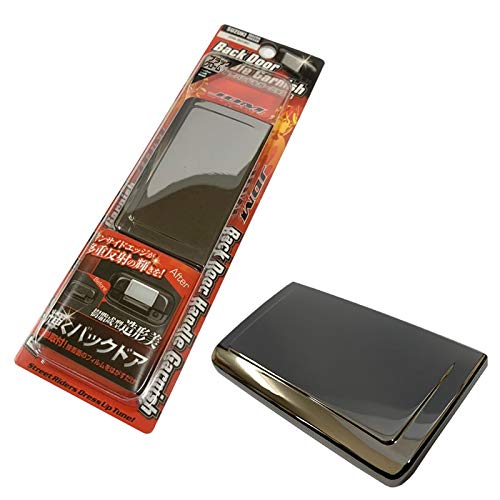 Amazon | 【ブラッククローム】バックドアハンドルガーニッシュ ワゴン