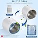 ElfinAura 6L Distilled Water Maker with 750W Power,Ideal Water Distiller for Home Use, Efficient Water Distillers for Home Countertop, Safe & Pure Water Purifier for Clean Drinking Water.Plastic.