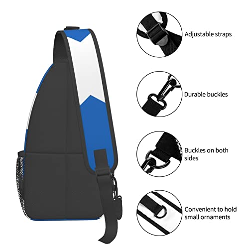 Mochila bandolera unisex con bandera escocesa miniatura 6