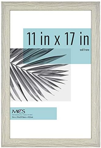 MCS Studio Gallery Frame, Gray Woodgrain, 11 x 17 in , Single